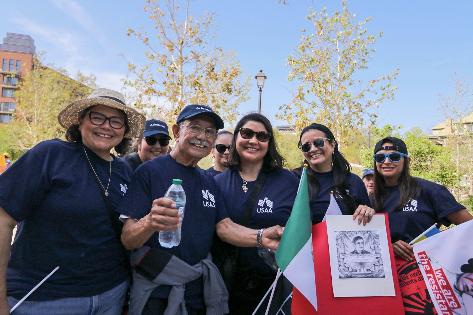 USAA community members at an event